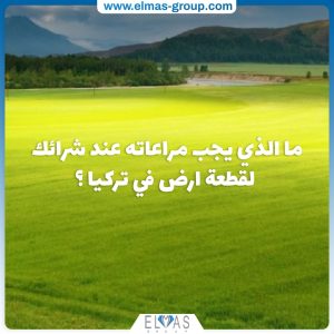 ما الذي يجب عليك مراعاته عند شراء ارض في تركيا